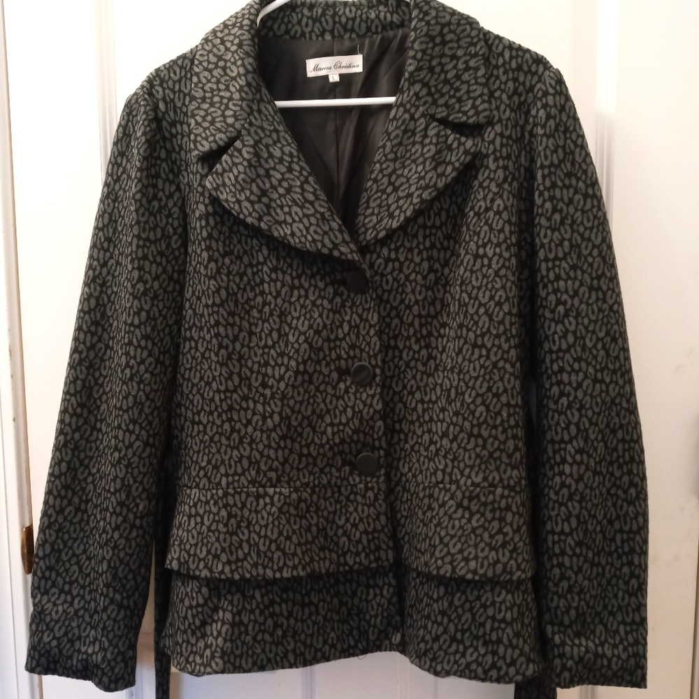 💚 Marisa Christina Leopard Jacket